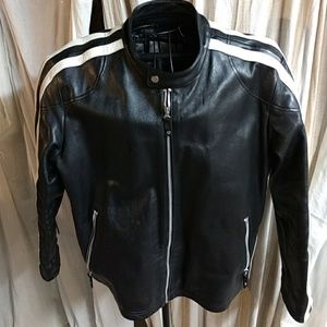 Wilson's leather Men's motorcycle jacket